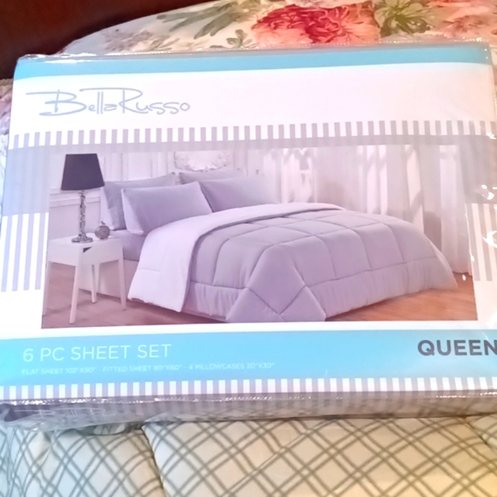 BellaRusso 6piece queen sheet set